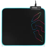 Krom Knout Rgb Mouse Pad Noir