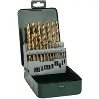Bosch Hss Titanium Metal Drill Bit 19 Pieces Doré