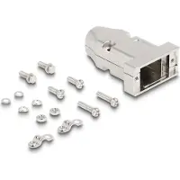 DeLOCK Boîtier D-Sub à 9 broches avec décharge de traction, pour fiche et prise