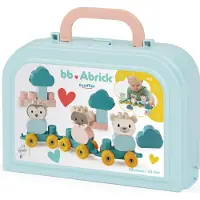 Abrick Zoobier avec briques dans une valise, 28dlg.