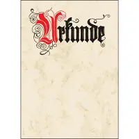 Sigel Design Paper Urkunde Calligraphie - A4 (210 x 297 mm) - 185 g/m² - 12 feuille(s) papier à motifs