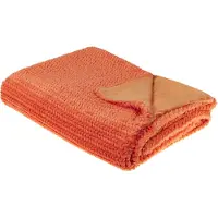 Beliani Couverture BJAS 150 x 200 cm Orange