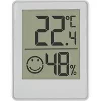 TFA-Dostmann Thermo-hygromètre, Thermomètre + hygromètre, Blanc