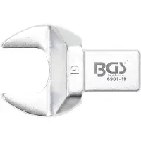 Bgs Clé plate 19 mm Empreinte 14 x 18 mm (19 mm)