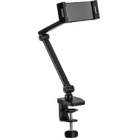InLine Support de tablette avec pince de table, Support de tablette, Noir