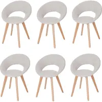MCW Chaise de salle à manger Almada III (lot de 6)