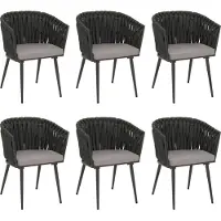Mendler Chaise de salle à manger -N38 (lot de 6)