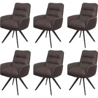 Mendler Chaise de salle à manger -G66 (lot de 6)