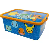 Pokémon boîte de rangement junior 13 litres bleu/orange