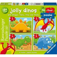 Ravensburger Puzzle de dinosaures 2+3+4+5pièces