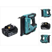 Makita DBN 500 T1 Cloueuse sans fil à tête refoulé 18 V 15-50 mm + 1x batterie 5,0 Ah - sans chargeur (Pistolet à clous)