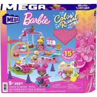 Mega Construx Barbie Color Reveal Train And Care For Pets