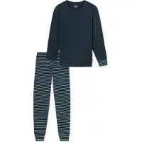 Schiesser Pyjama ' UNCOVER Nightwear ' bleu foncé