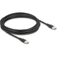 DeLOCK Câble Delock USB 2.0 USB Type-C mâle-mâle PD 3.0 60 W 4 m noir -