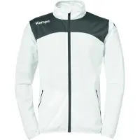 Kempa Veste de sport gris foncé / blanc