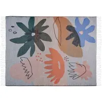 Beliani Couverture Baidi 130 X 170 Cm Multicolore