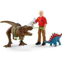 Schleich Dinosaurs Tyrannosaurus Rex Attack Multicolore 4-10 Years Enfants