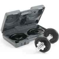 Schildkröt Fitness SCHILDKRÖT 960212 SCHILDKRÖT Ensemble d'haltères courts, 10,0 kg, en coffret