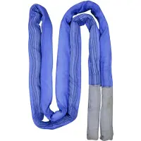 Kerbl Élingue de remorquage (L x l 6 m x 4 cm, charge de rupture 35 000 kg, couleur bleue) 37708