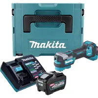 Makita TM 001 GT101 Outil multifonctions sans fil 40 V max Starlock Max Brushless + 1x batterie 5,0 Ah + chargeur + Makpac