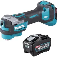 Makita TM 001 GT1 Outil multifonctions sans fil 40 V max Starlock Max Brushless + 1x batterie 5,0 Ah - sans chargeur