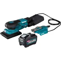 Makita BO 005 CGT1 Akku Schwingschleifer 40 V max. 80 x 130 mm 3,0 mm Hub Brushless + 1x Akku 5,0
