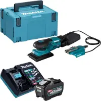 Makita BO 005 CGT101 Akku Schwingschleifer 40 V max. 80 x 130 mm 3,0 mm Hub Brushless + 1x Akku 5,0
