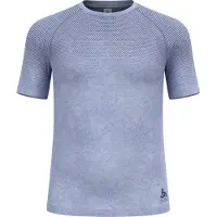 Odlo Performance Light Rain Dye Short Sleeve Base Layer Bleu M Homme