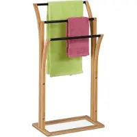Happy pet relaxdays Porte-serviettes en bambou