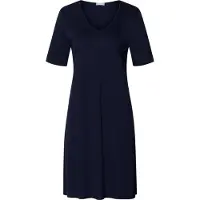 Hanro Chemise de nuit 'Cotton Silk' bleu foncé