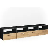 Vicco Meuble tv Diego Anthracite 190x38cm, Model 36780