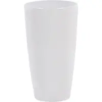 Beliani Lot De 2 Cache-Pots Blancs D 32 Cm Tseria