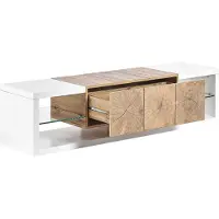 Beliani Meuble Tv Blanc Fulerton
