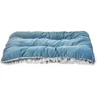 Beliani Lit Pour Animal Ergani Velours Bleu