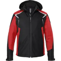 Kübler Veste hiver softshell BODYFORCE noir/rouge moyen Forme 1325 Taille 4XL (4XL)