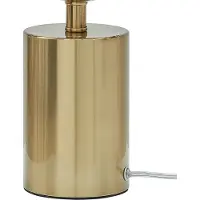 Beliani Lampe à poser laiton métal abat-jour verre design moderne glamour éclairage du salon