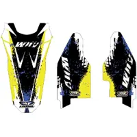 Why Stickers Suzuki Rm-z450 2008-2010 Rear Fender Graphics Kit Jaune,Noir