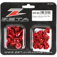 Zeta Honda Crf 450 R 13-16/crf 250 R 14-17 Ze88-5042 Fairing Screw Kit Rouge