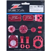 Zeta Suzuki Rmz 450 05-20/rmz 250 07-20/rmx 450 10-19 Ze51-3202 Accessories Kit Rouge
