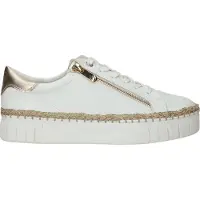 Marco Tozzi Baskets basses beige / blanc