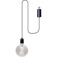 Eglo Pendule noire Vignanello brillant