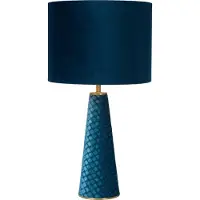 Lucide Extravaganza Velvet Lampe de Table Turquoise