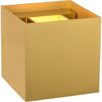 Lucide Xio Applique Matt Gold | Brass | 1x4W 2700K