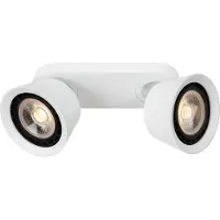 Lucide Plafonnier Garda Nickel 5 lumières mat avec anthracite