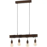 Eglo Lampe à suspension marron rouille Townshend 4