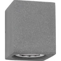Nova Luce Spot carré Emile gris béton