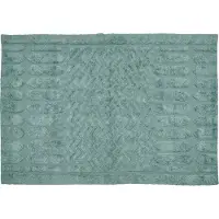 Beliani Tapis en coton 160 x 230 cm Mint SIRNAK Lumarko. (160 x 230 cm)