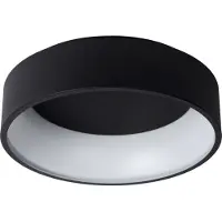 Lucide Éclairage de plafond Talowe Led Ø 45,5cm noir