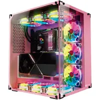 Talius Boîtier Pc Cronos Orchid Rgb Crystal