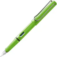 Lamy Stylo plume Safari vert B (Vert, Vert Brillant, 1x)